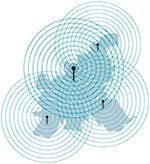 Figure 1. Optimised mast positioning: failsafe performance and redundancy improve network quality.